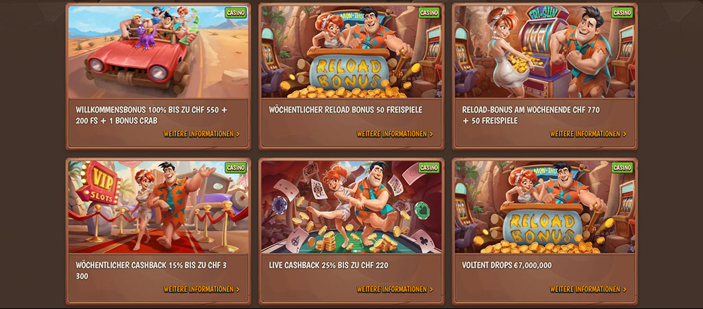Online Kasino, Bonus, Willkommensbonus, Cashback, Freispiele, VIP Slots, Live Casino, Dinosaurier, Glücksspiel, Steinzeit