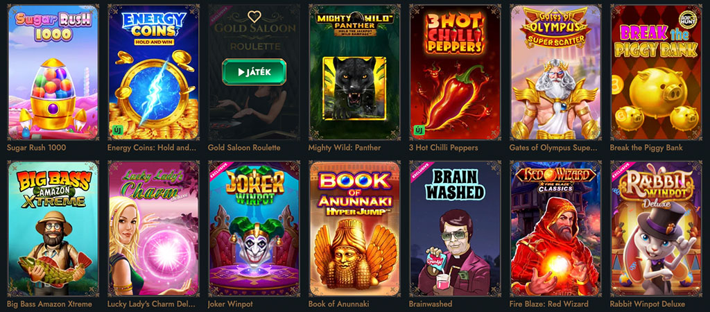 Online-Casinospiele, Spielautomaten, Herospin, Slots, Spielauswahl, Sugar Rush 1000, Gates of Olympus, Big Bass Amazon Xtreme