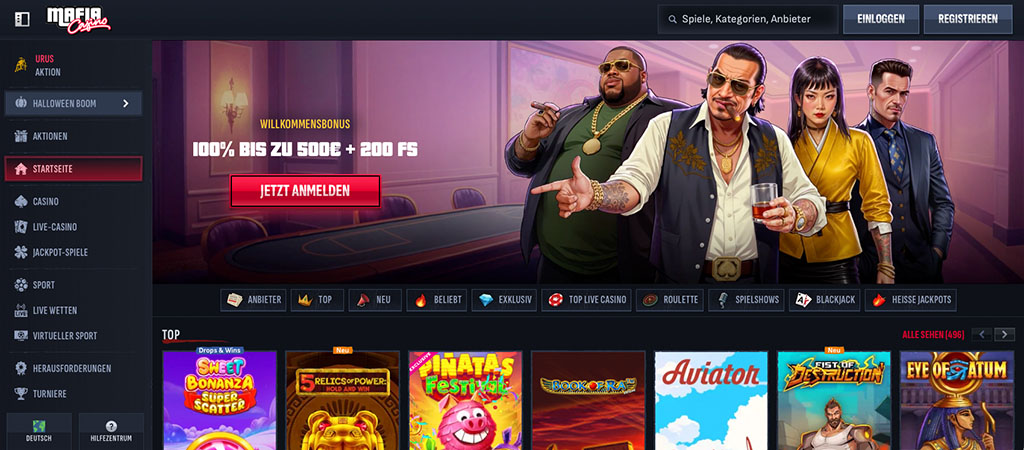 Mafia Casino, Österreichische Online Casinos, Beste Boni