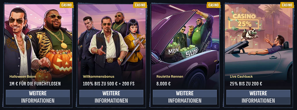 Wochenend Reload Bonus, Österreichische Online Casinos