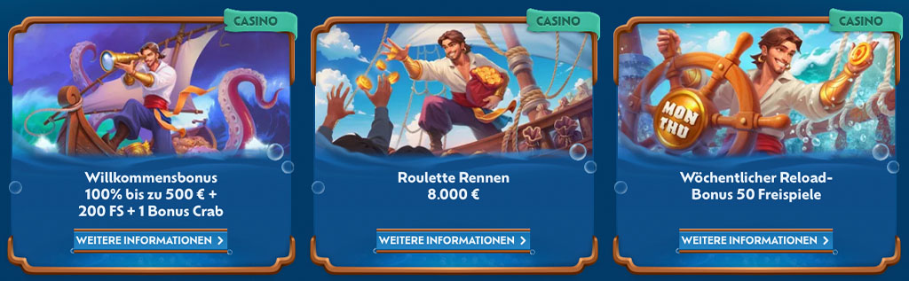 Österreichische Online Casinos, Casino Cashback bei Winbay