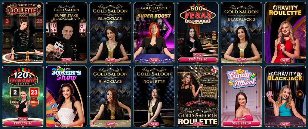 Live Casino Spiele, Live Dealer und Croupiers