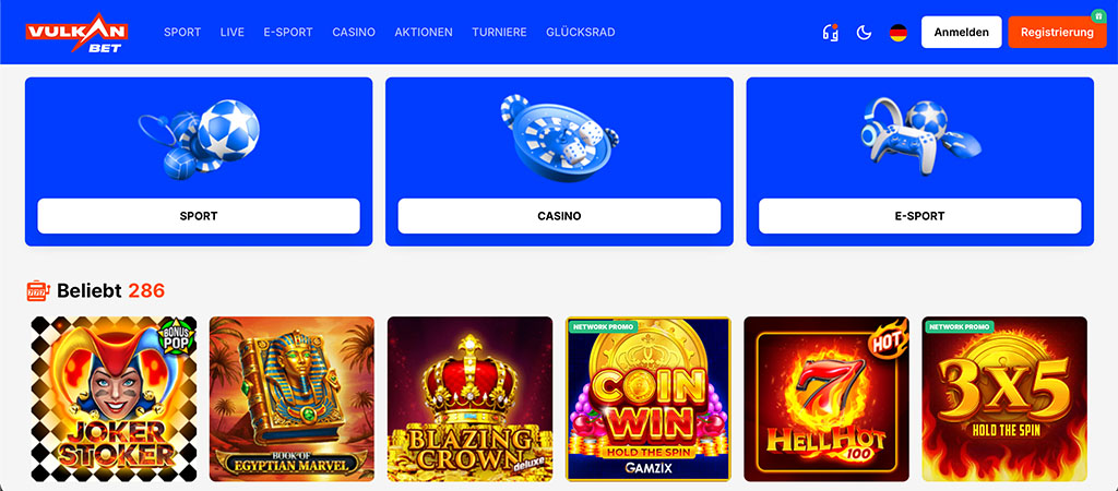 Vulkan Bet, online casino, Beste Boni und Casinos
