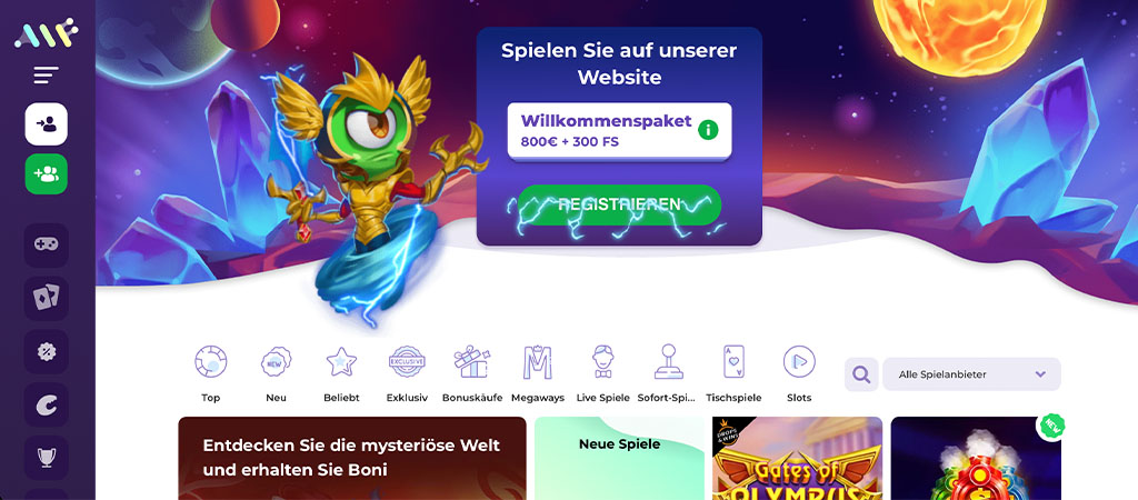 Alf Casino, Österreichische Online Casinos