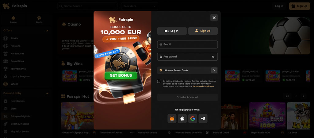 Freispiele, Willkommensbonus, Online Casino
