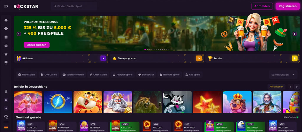 Rockstar Casino - 2026 Casino Bewertung