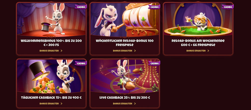 Wochenend Magius Bonus plus 66 Freispiele
