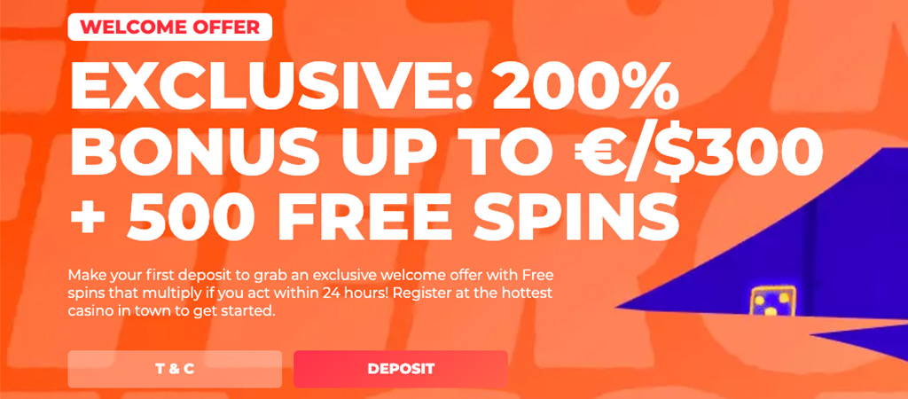 HotSlots Casino Bonus Programm, Willkommensbonus