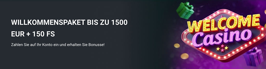 Willkommenspaket, Freispiele, mobilne casino