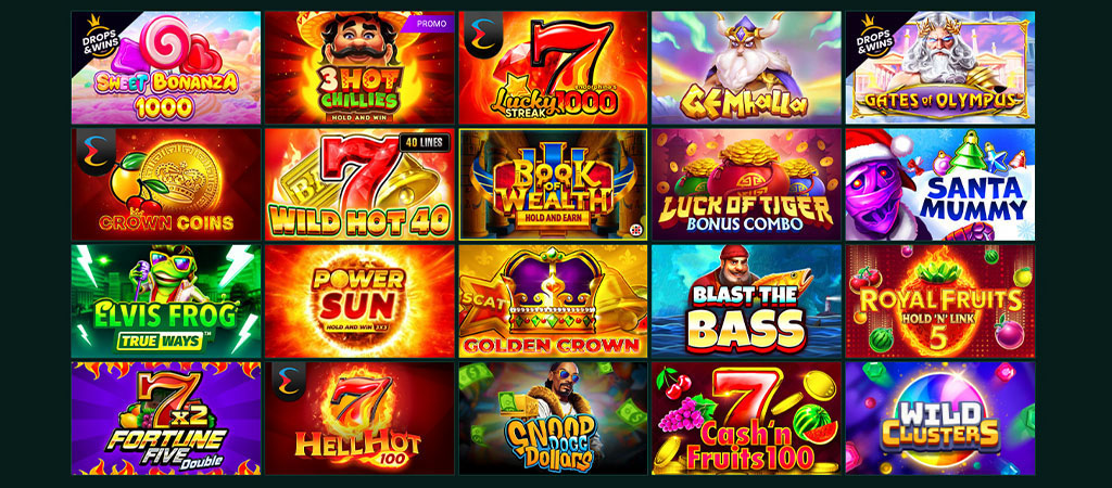 Andere Spiele von Spinbeter Casino, slots