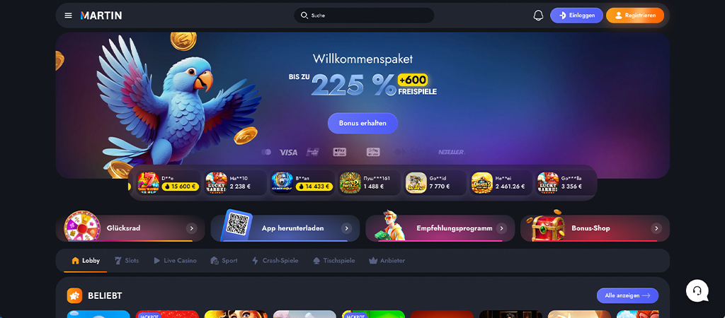 Martin Casino, Spielraum für Österreich