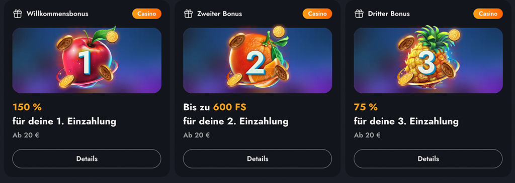 Willkommensbonus, Wöchentliches Slot-Cashback