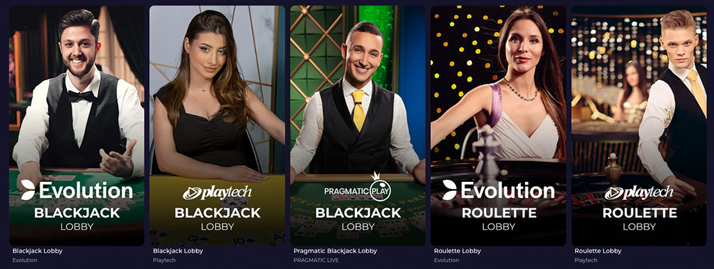 Live Casino, Live Dealer und Spielshows