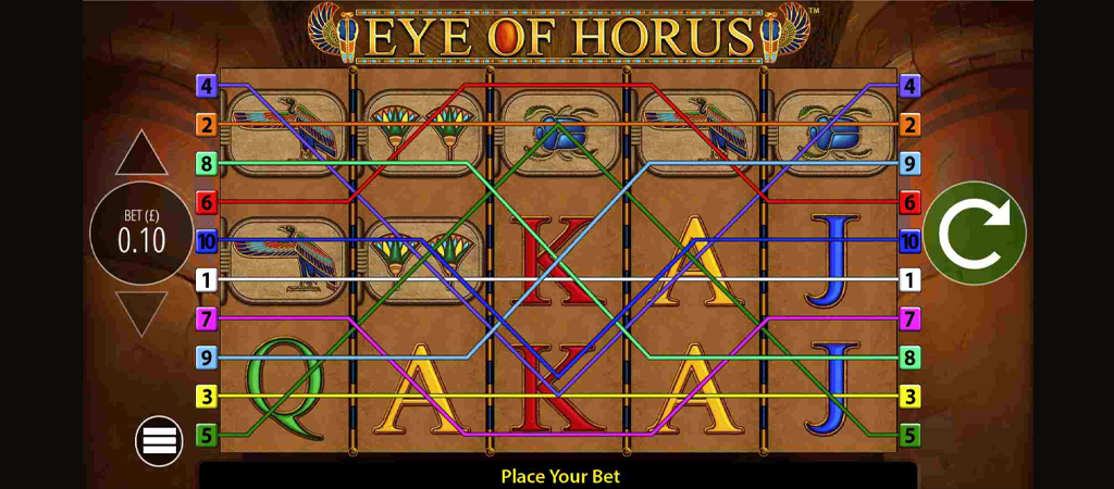 Eye of Horus Bewertung, das allsehende Auge, online casinos