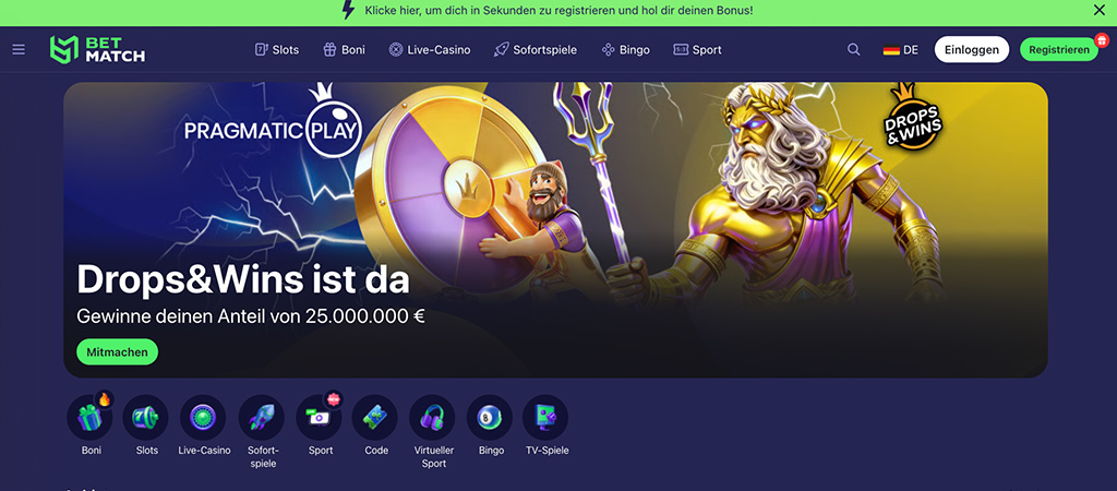 Bet Match Casino Bewertung, mobile casino