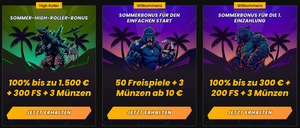 Wild Tokyo Casino, Willkommensbonus, Casino Bonus