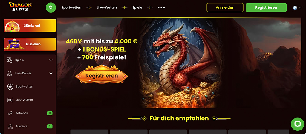 dragonslots casino, online casino, website