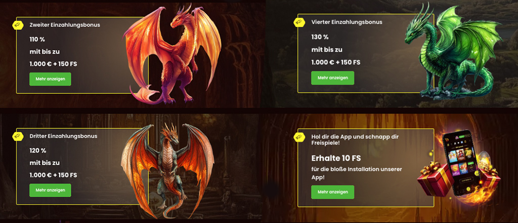 Boni, Werbeaktionen, dragonslots casino