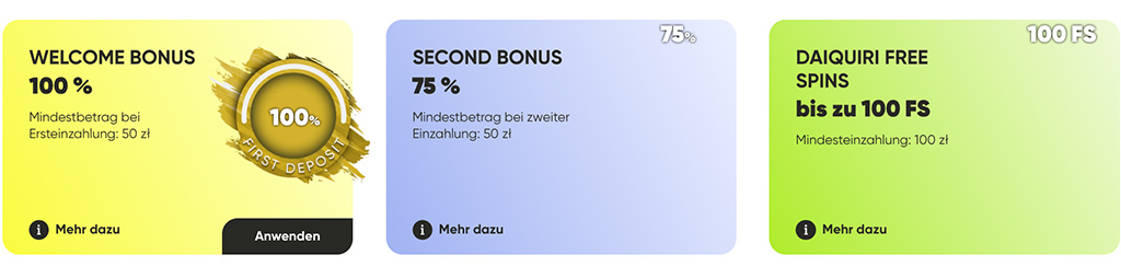 Casino Boni, Vierter Bonus von Freshcasino