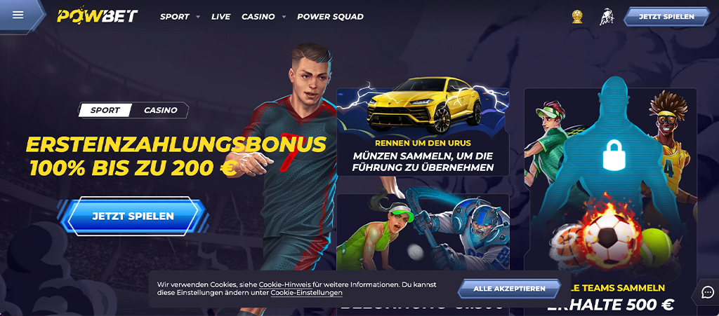 Powbet 2026, Casino Bewertung, boni