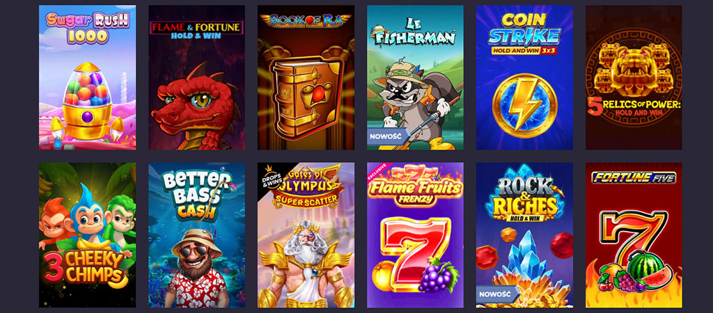 Top Spielautomaten, Powbet Spielauswahl