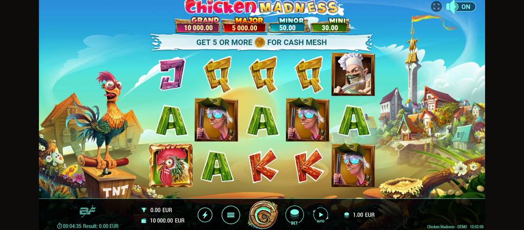 Chicken Madness, Erste Eindrücke von Chicken Madness