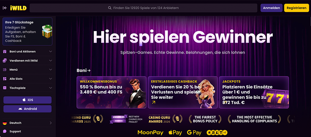 Iwild Casino, iWild Casino Bewertung 2026slot