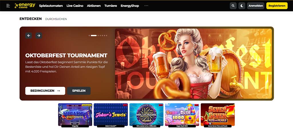 Energy Casino, online casino Austria, bonus